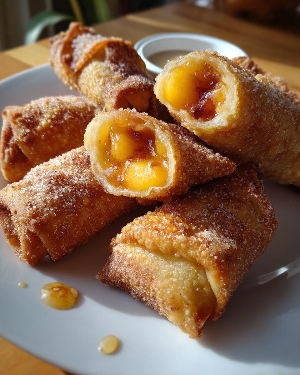 PEACH COBBLER EGG ROLLS - detail 2