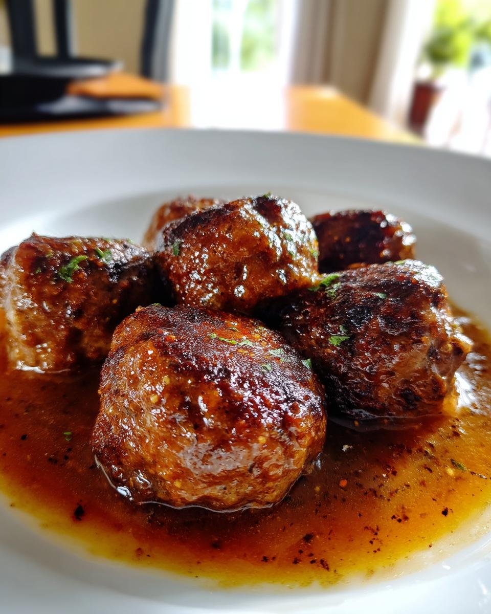 Salisbury Steak Meatballs - detail 1