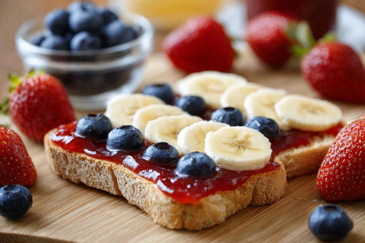 4th of July Breakfast Toast