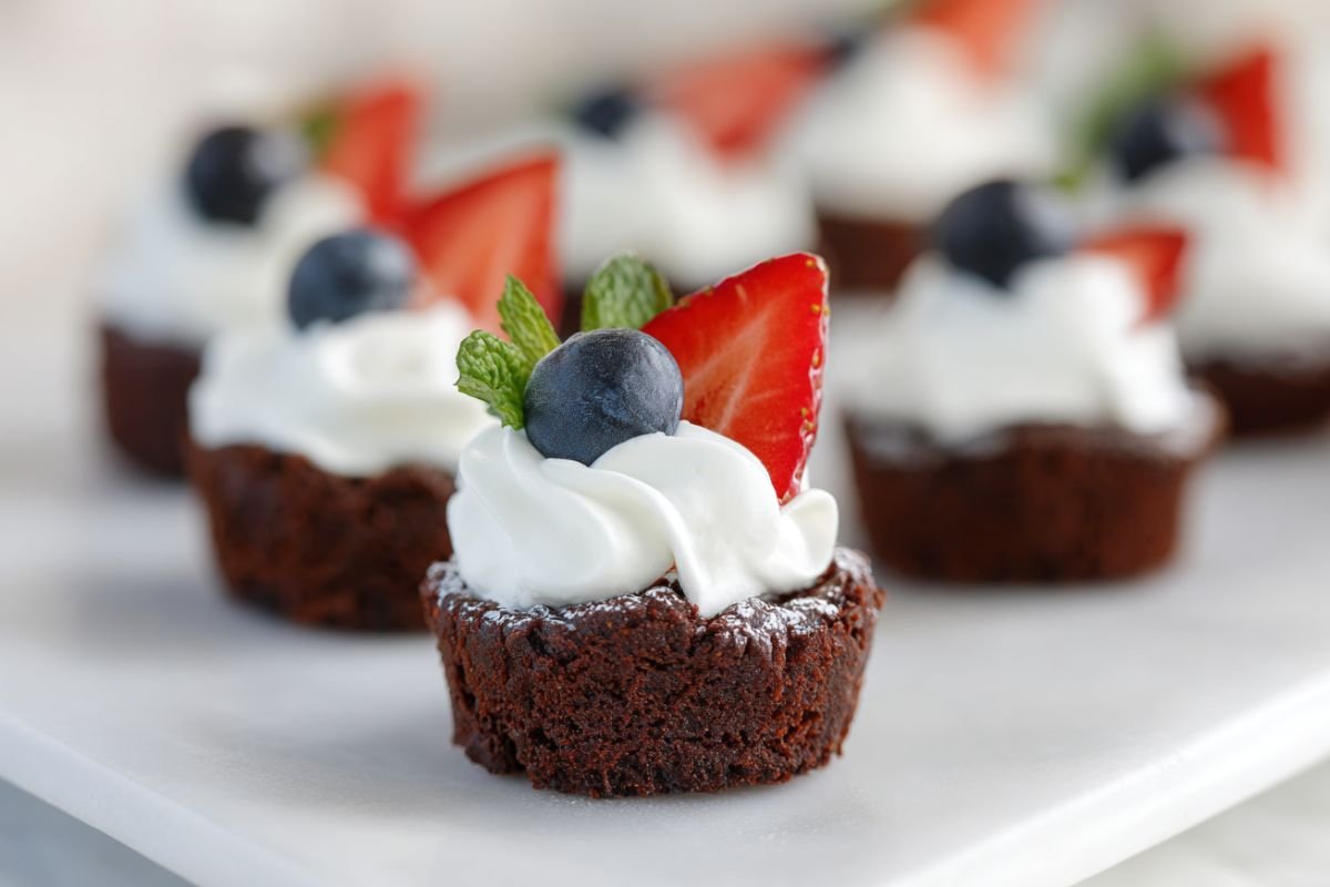 4th of July Brownie Bites