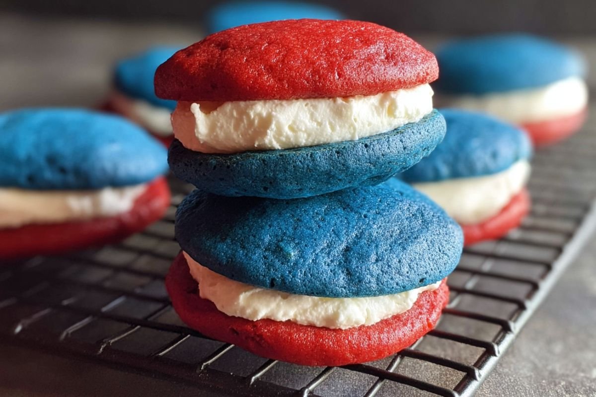 4th of July Cake Mix Whoopie Pie 3 4th of July Cake Mix Whoopie Pie