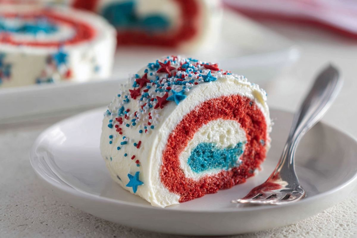 4th of July Cake Roll