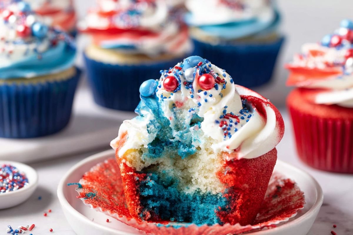 4th of July Cupcakes Recipe 3 4th of July Cupcakes