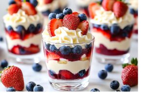 4th of July Trifle Recipe: Easy No-Bake Dessert with Berries, Whipped Cream & Cake 2 4th of July trifle recipe