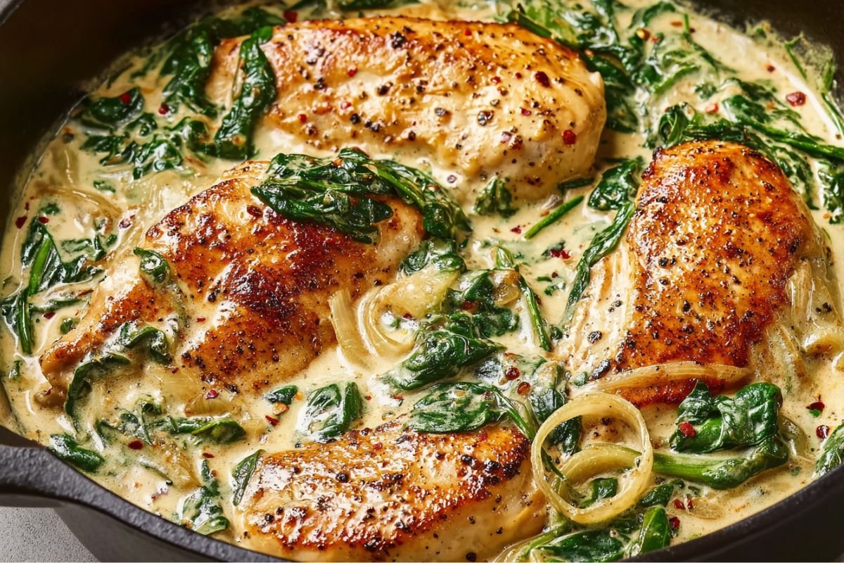 Creamy Spinach Chicken Recipe 3 _Creamy Spinach Chicken Recipe