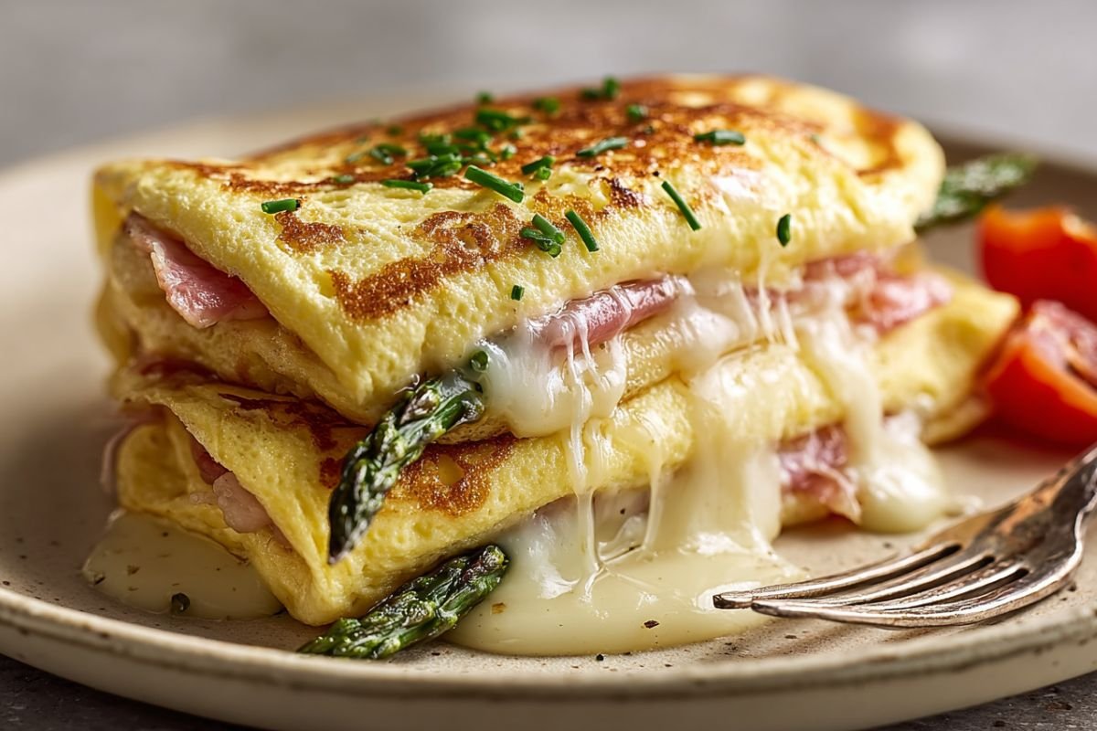 Fluffy Egg White Omelette (Soufflé-style)