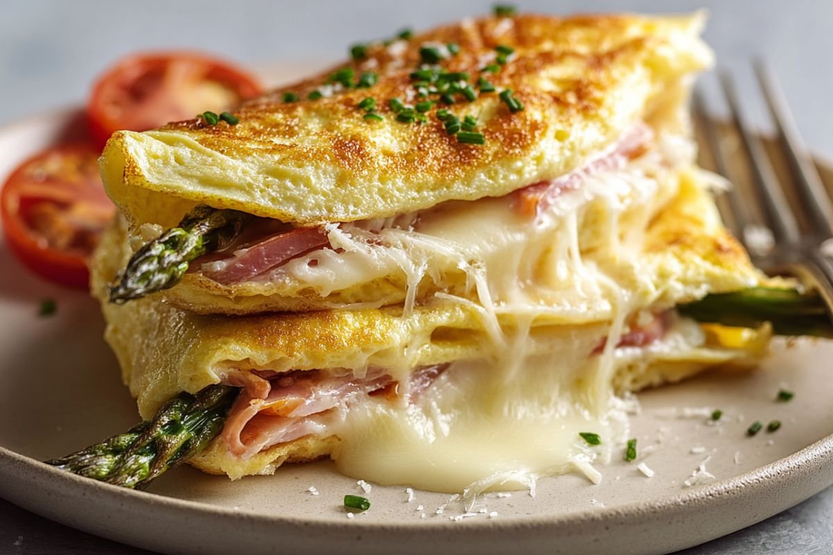 Fluffy Egg White Omelette (Soufflé-style) 3 _Fluffy Egg White Omelette