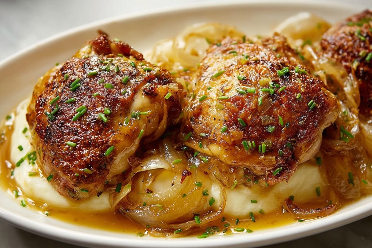 French Onion Dip Chicken Thighs Recipe