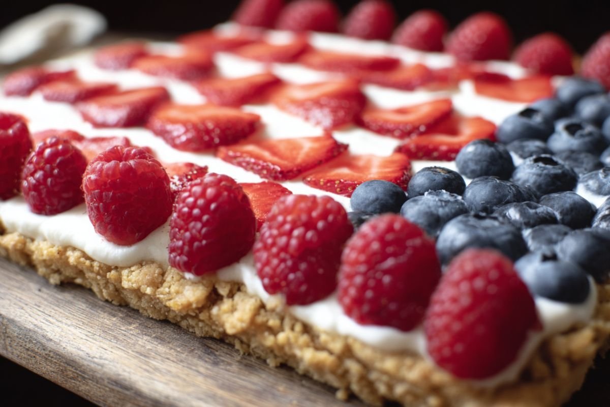 Healthy 4th of July Cookie Cake 3 Healthy 4th of July Cookie Cake