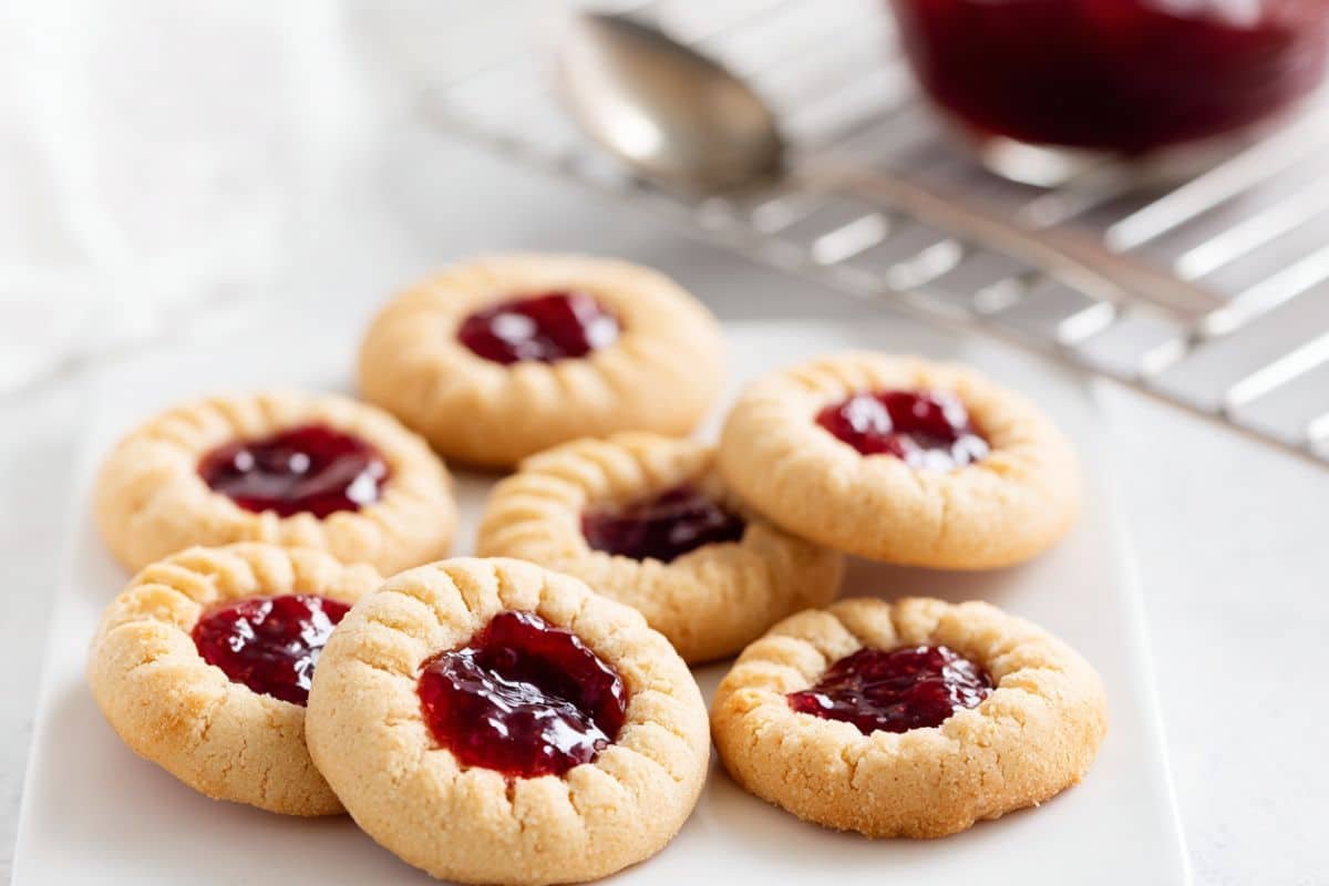 Healthy Thumbprint Cookies
