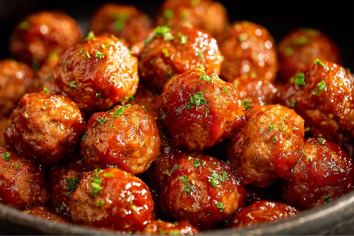 Honey Buffalo Crockpot Meatballs 3 Honey Buffalo Crockpot Meatballs