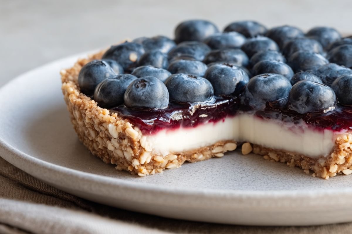 No Bake Blueberry Custard Pie 3 No Bake Blueberry Custard Pie