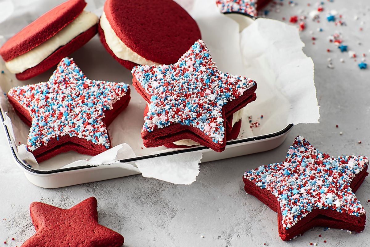 Patriotic Ice Cream Sandwiches 3 Patriotic Ice Cream Sandwiches