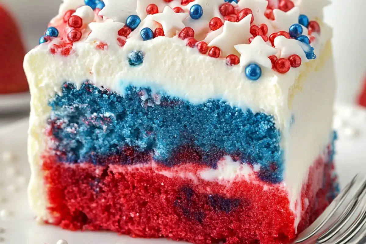Patriotic Poke Cake