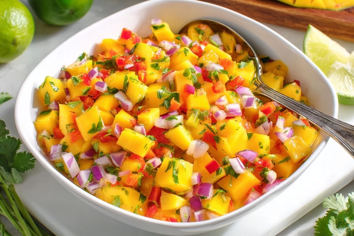 Quick Mango Habanero Salsa