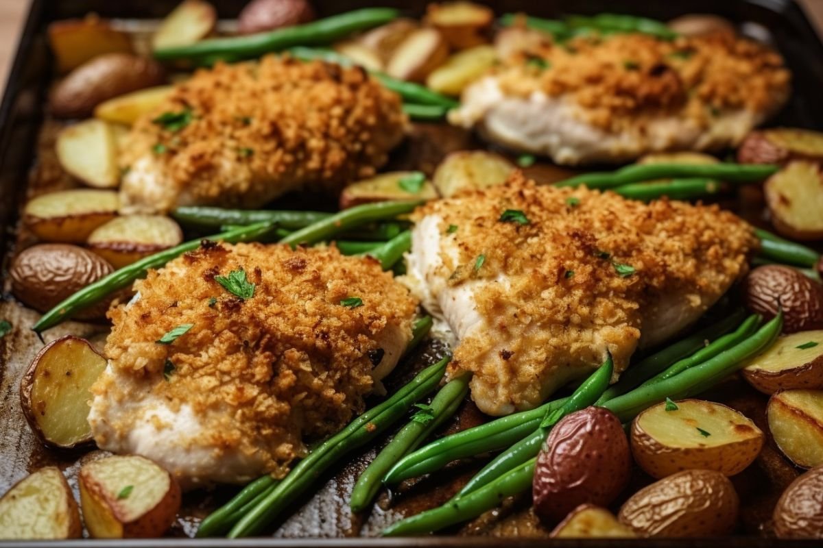 Sheet Pan Parmesan Crusted Chicken 3 Sheet Pan Parmesan Crusted Chicken