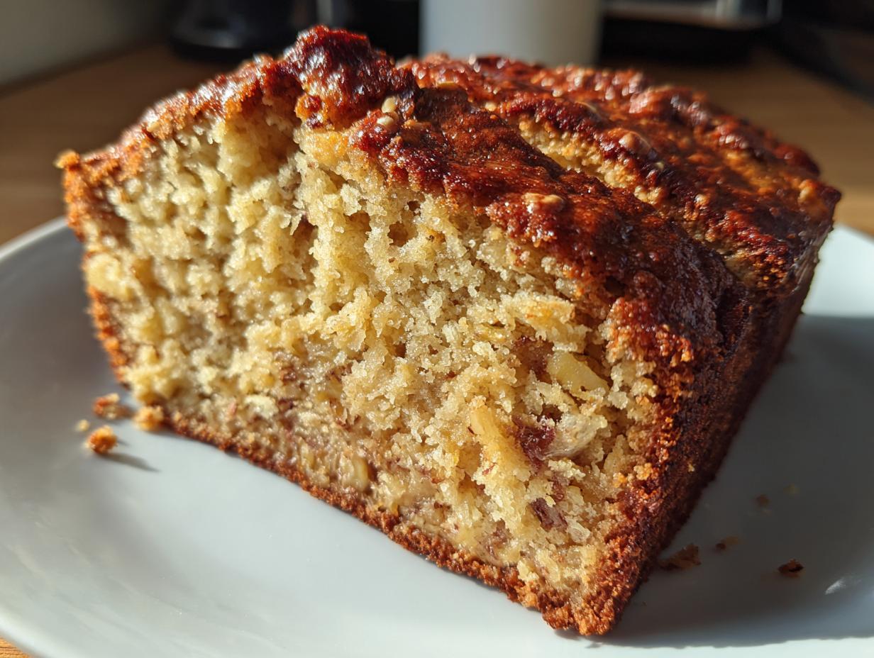 cottage cheese oat banana bread