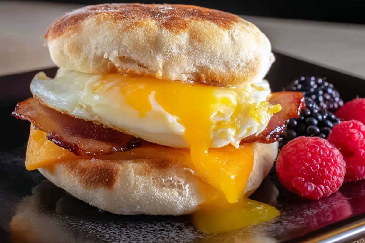 Air Fryer Breakfast Sandwich Recipe