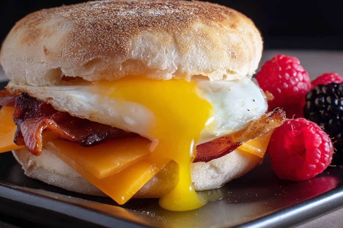 Air Fryer Breakfast Sandwich Recipe 3 Air Fryer Breakfast Sandwich
