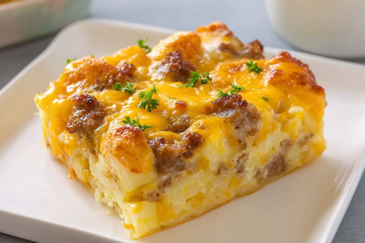 Best Breakfast Casserole (Hash Browns & Eggs)