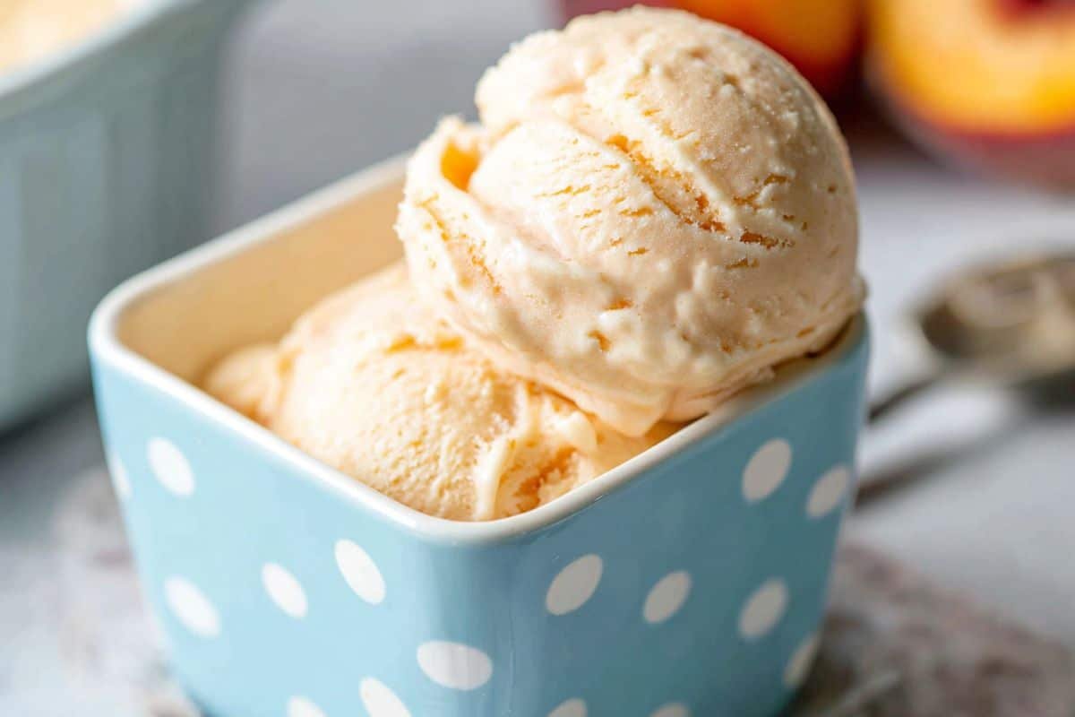 Best Peach Ice Cream Recipe