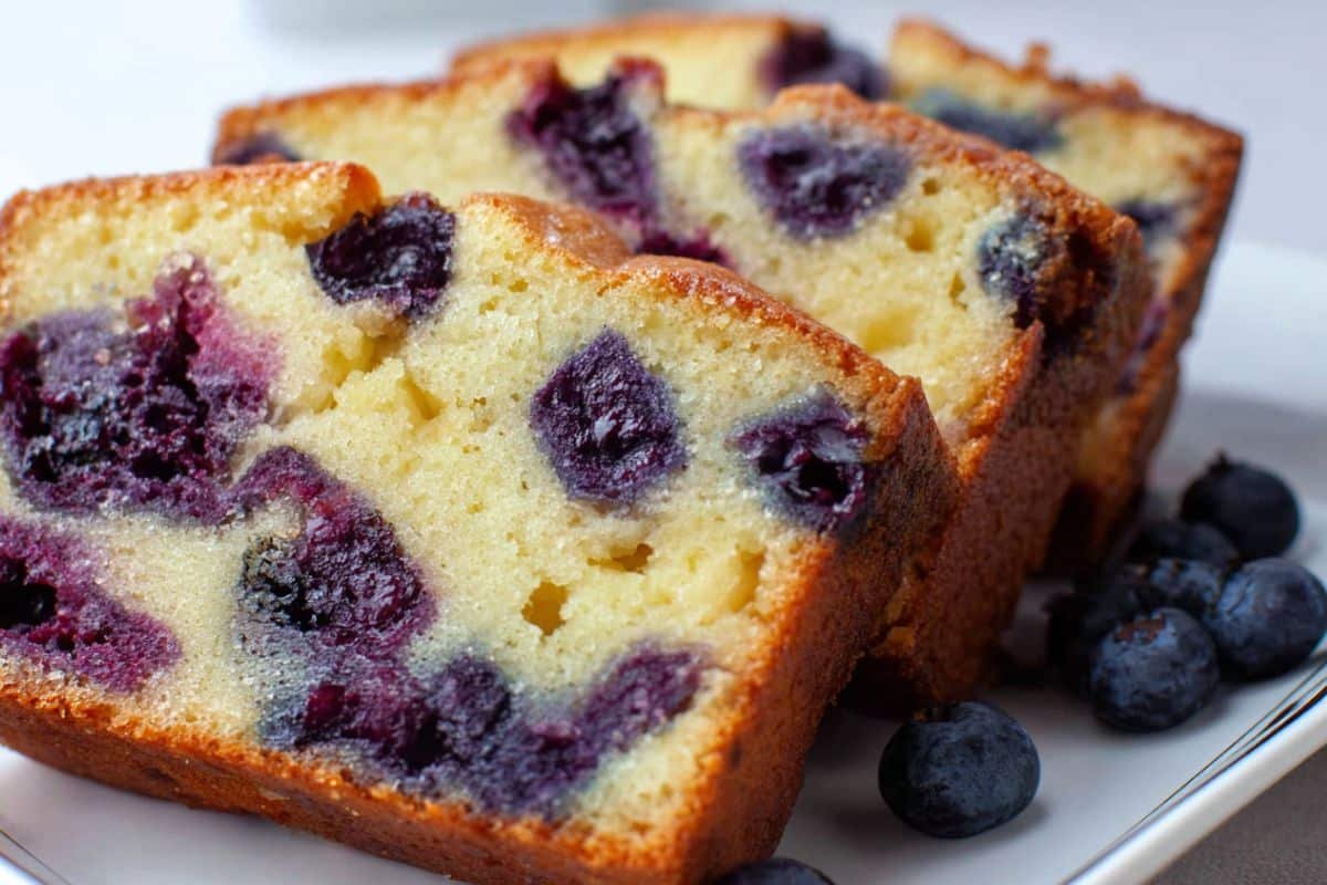 Blueberry Cream Cheese Loaf
