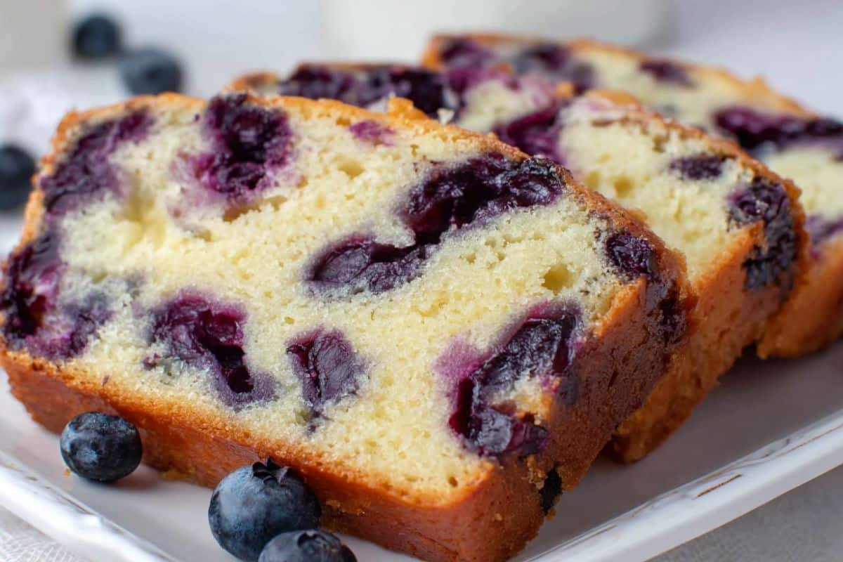 Blueberry Cream Cheese Loaf