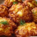 Cheesy Chicken Fritters 5 Cheesy Chicken Fritters recipe