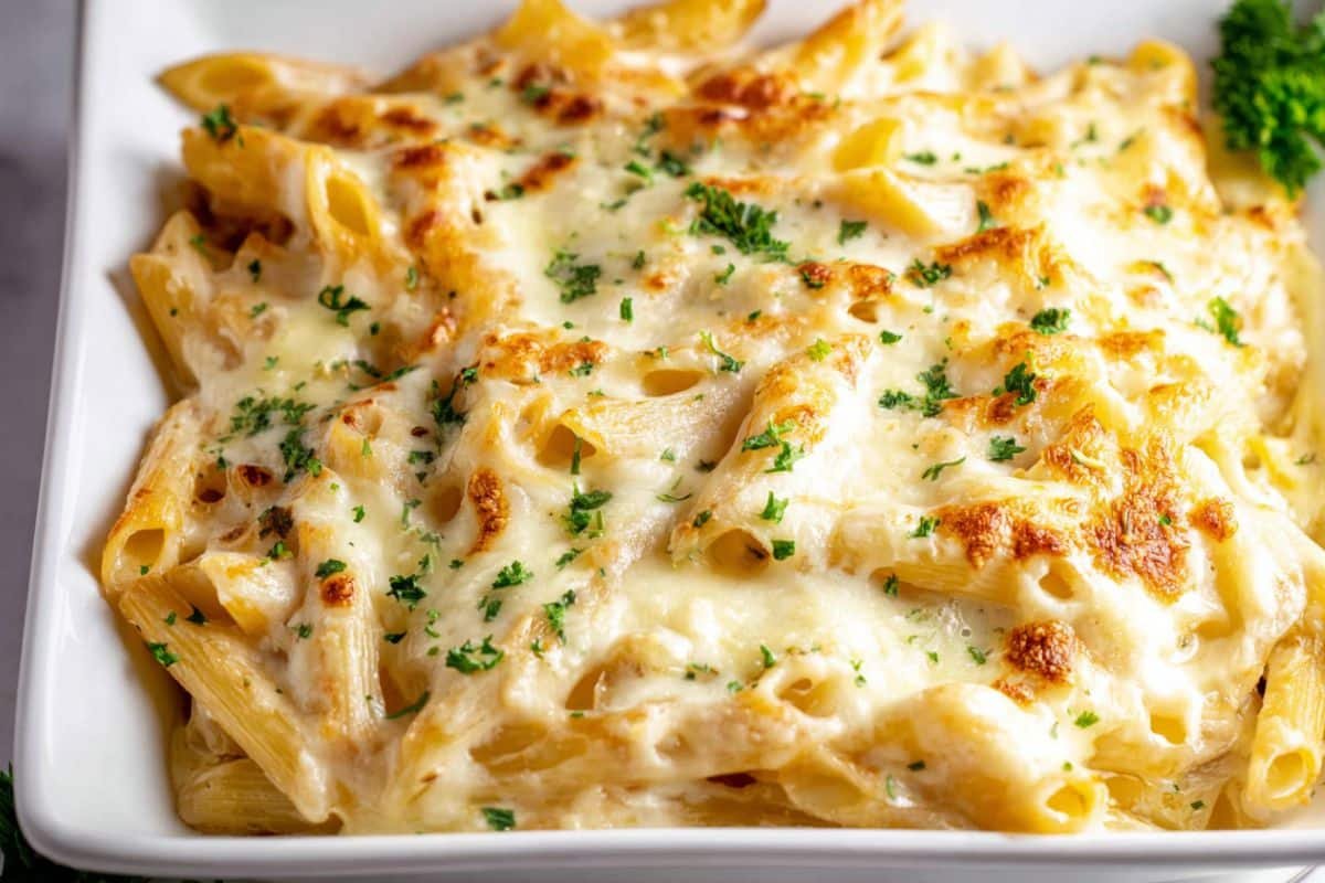 Chicken Alfredo Bake 3 Chicken Alfredo Bake