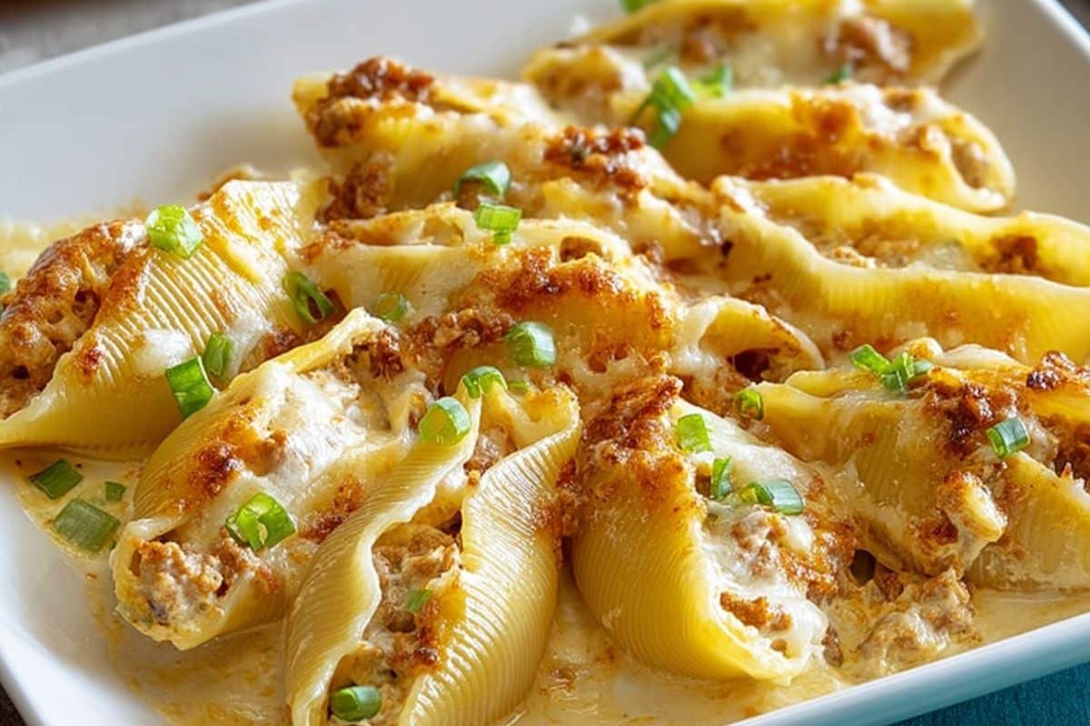 Chicken & Green Chile Stuffed Shells 3 Chicken & Green Chile Stuffed Shells