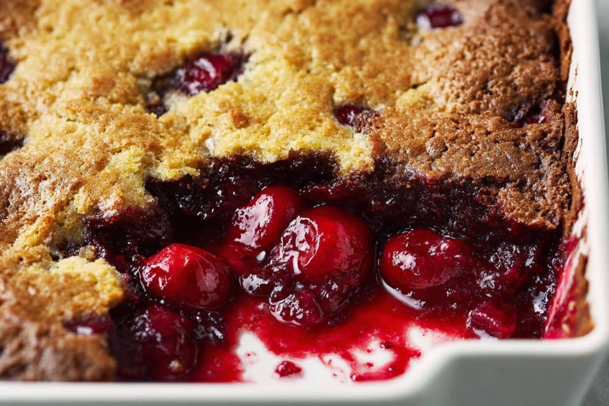 Chocolate Cherry Dump Cake