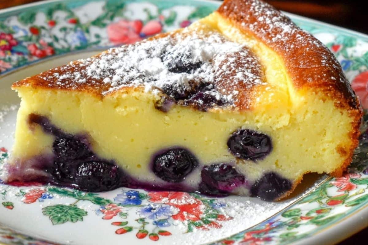 Clafoutis with grapes or cherries recipe