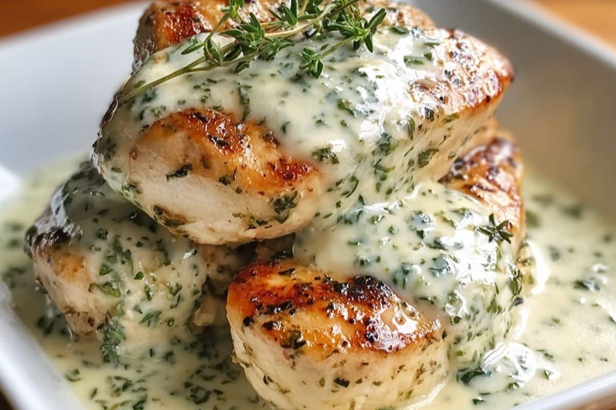 Creamy Boursin Chicken Garlic Herbs 3 Creamy Boursin Chicken Garlic Herbs
