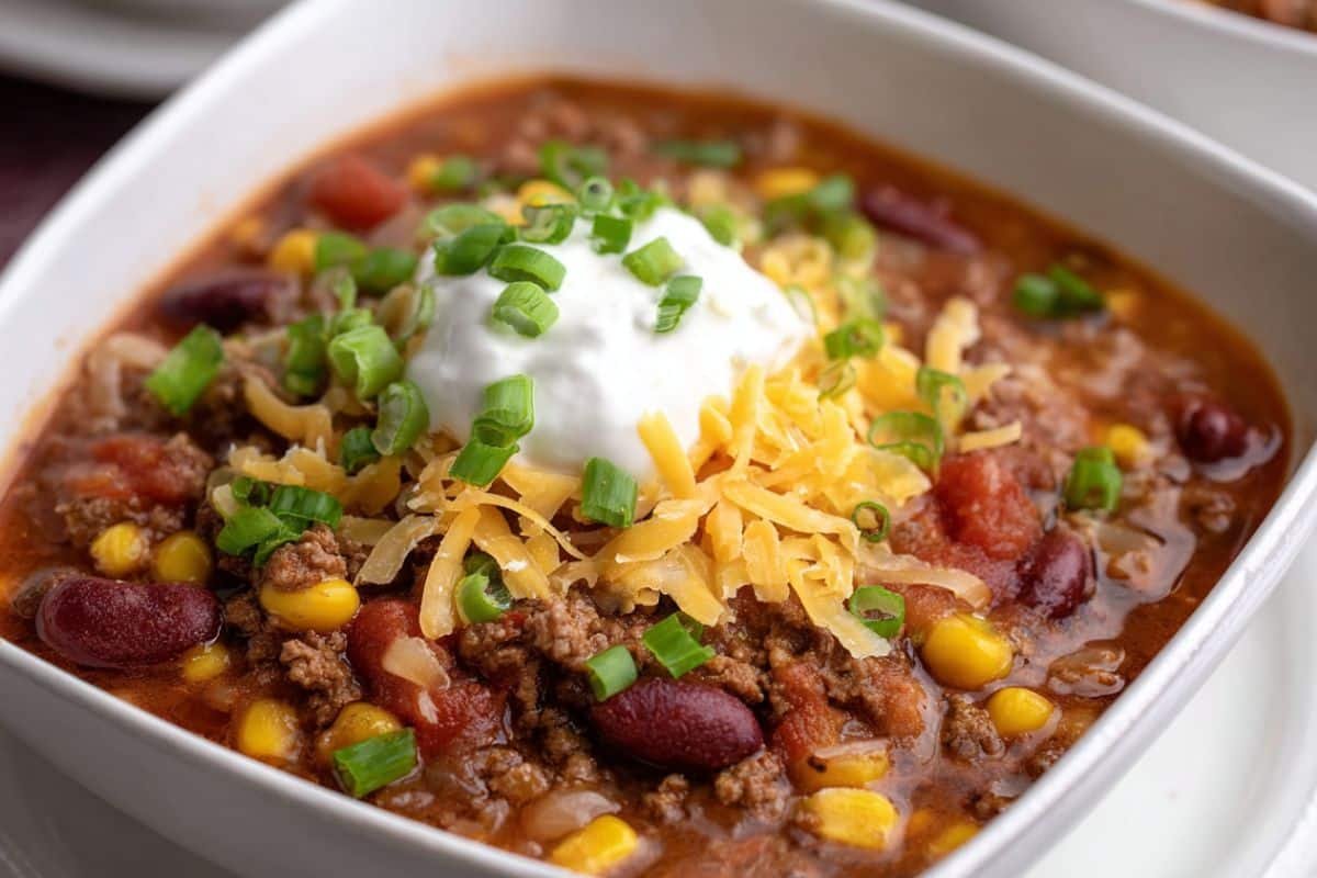 Easy Crockpot Taco Soup Recipe