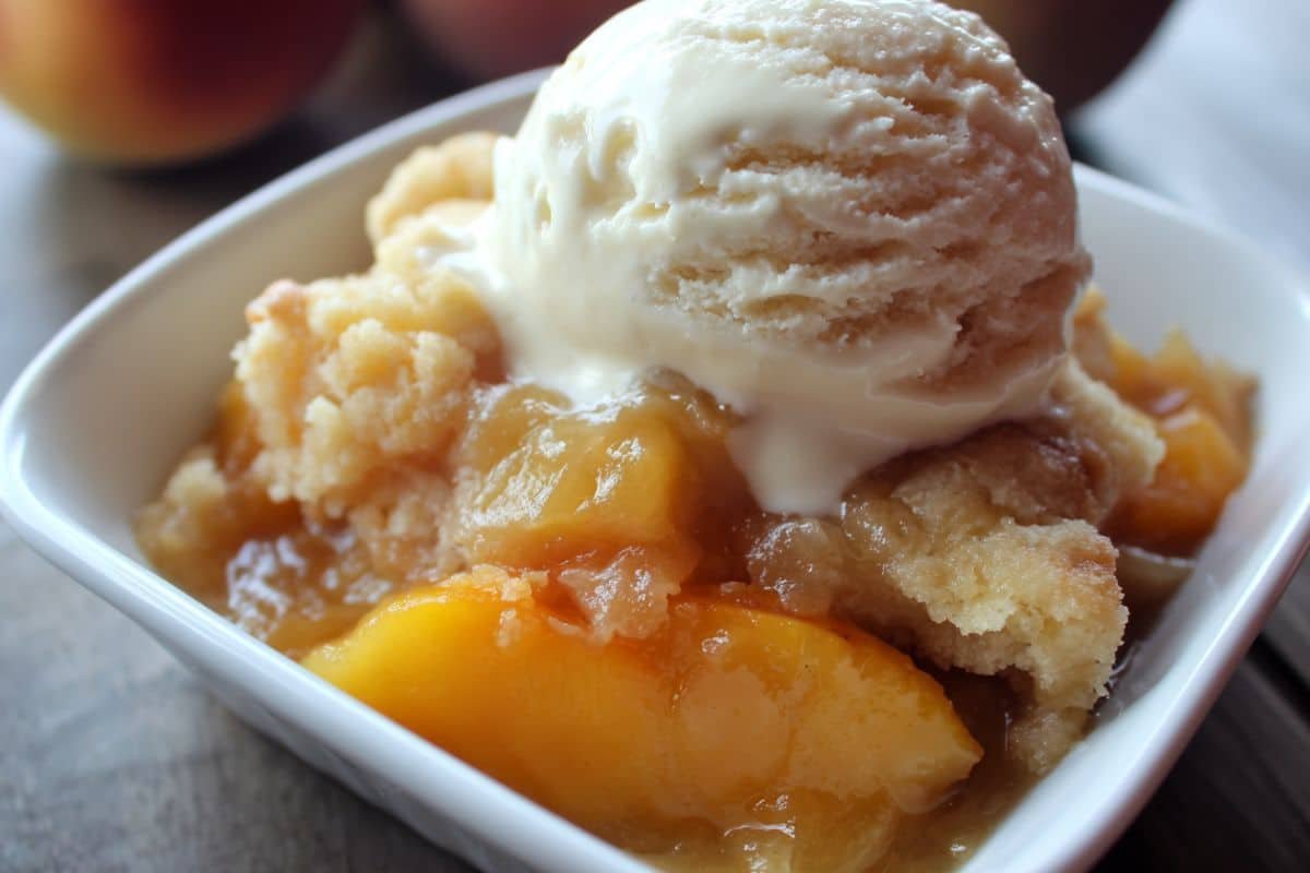 Easy Peach Cobbler