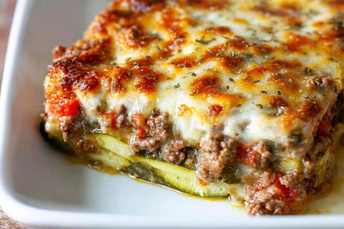 Ground Beef Zucchini Casserole