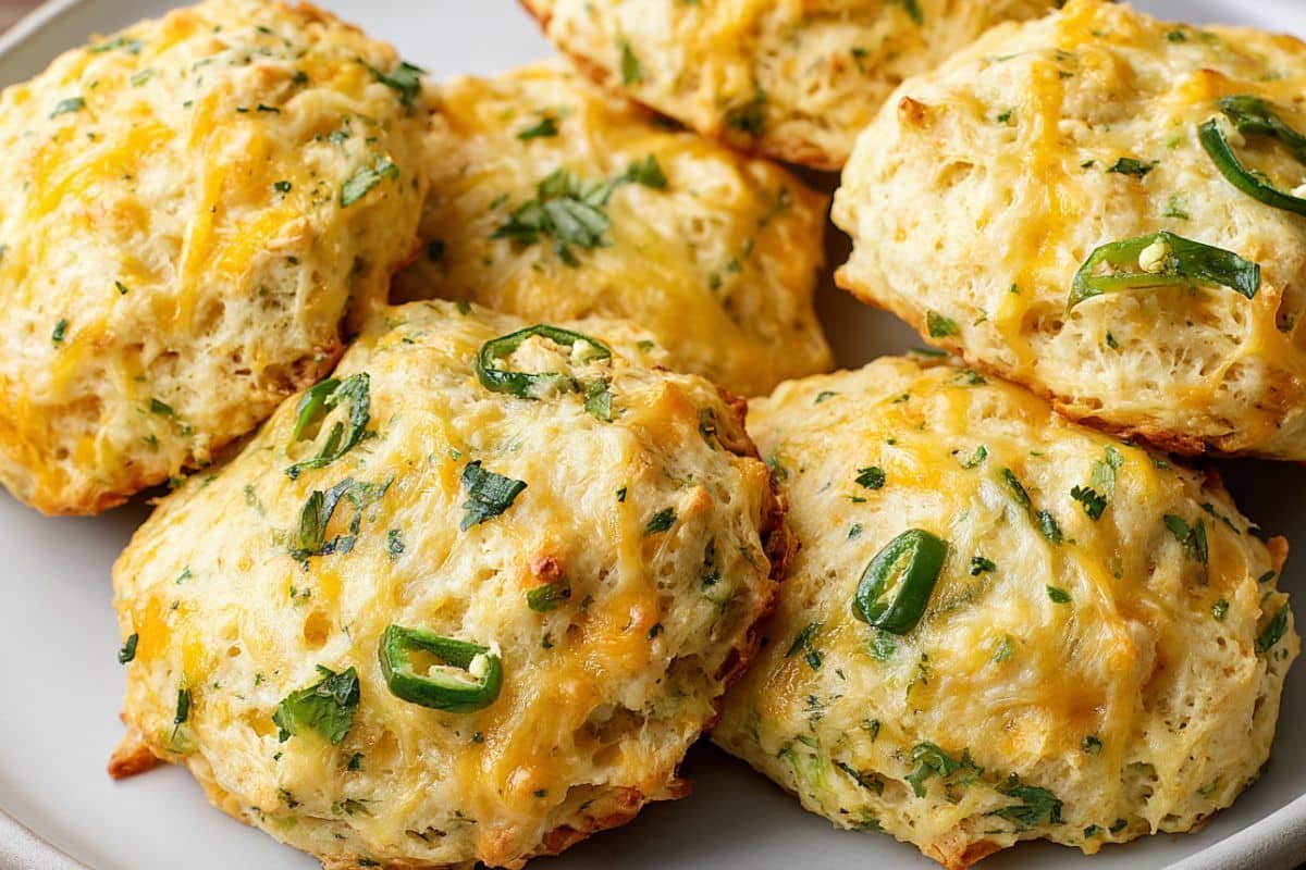 High Protein Cottage Cheese Breakfast Biscuits 