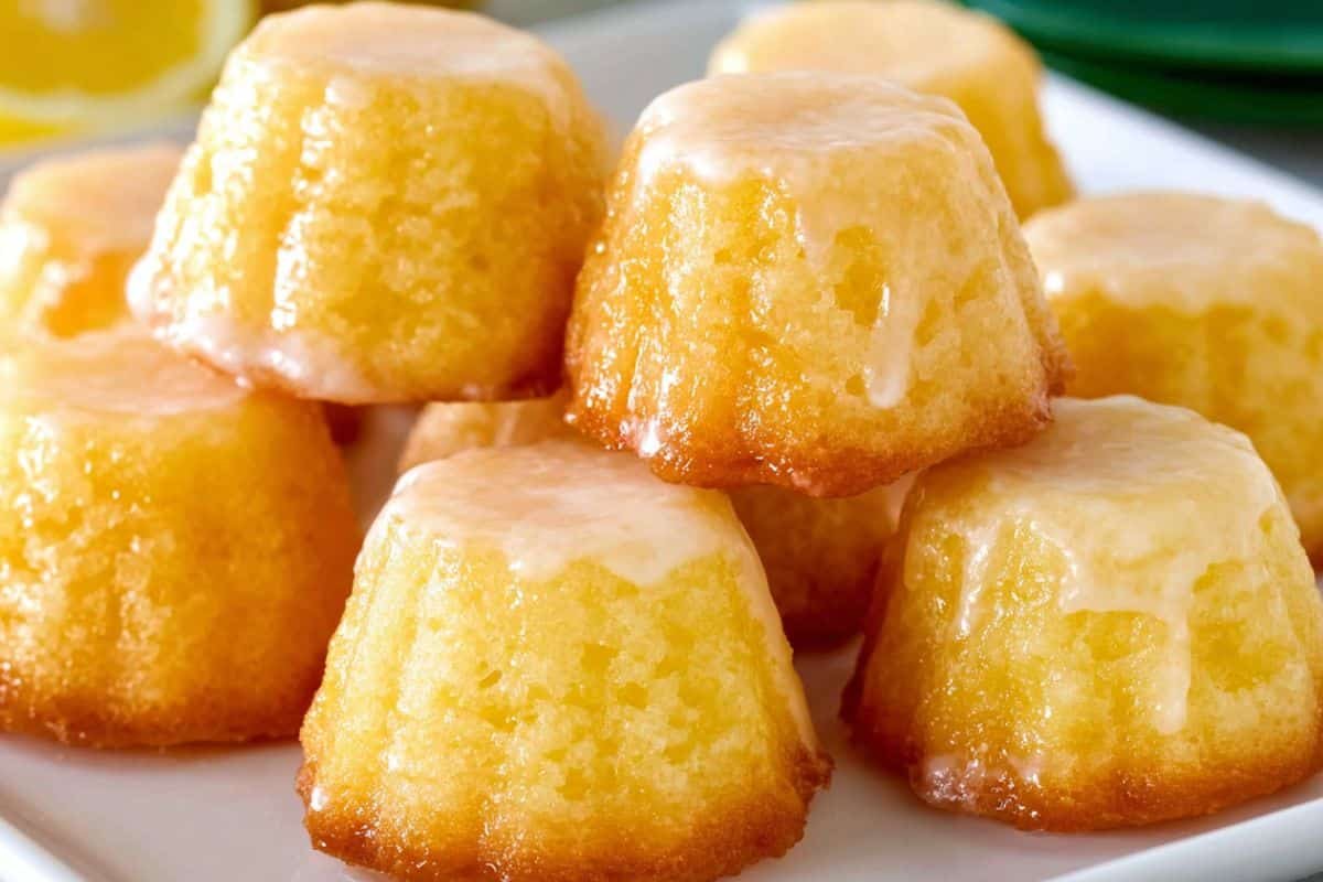 Lemon Drop Mini Cakes 3 Lemon Drop Mini Cakes