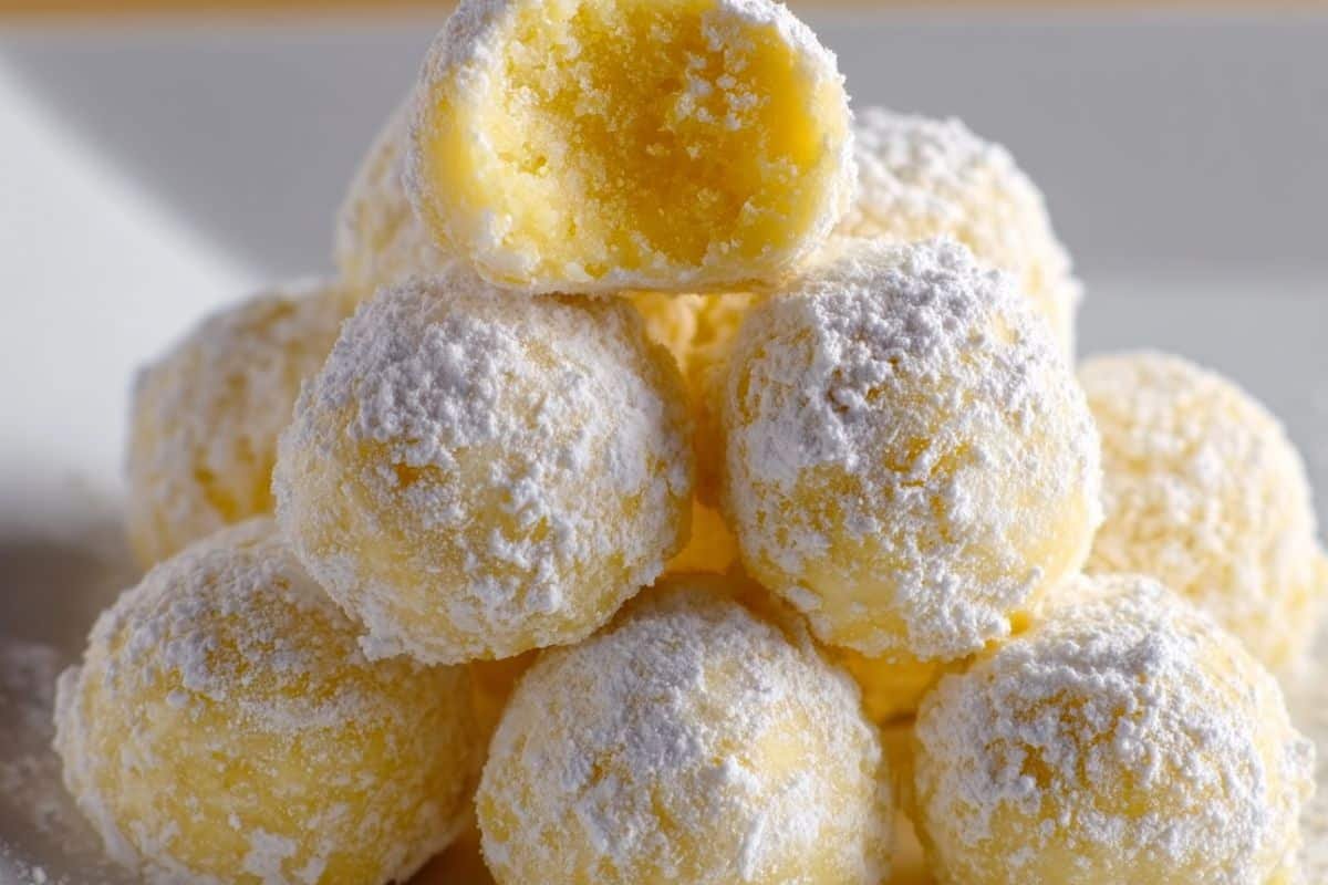 Lemon Ricotta Donut Holes