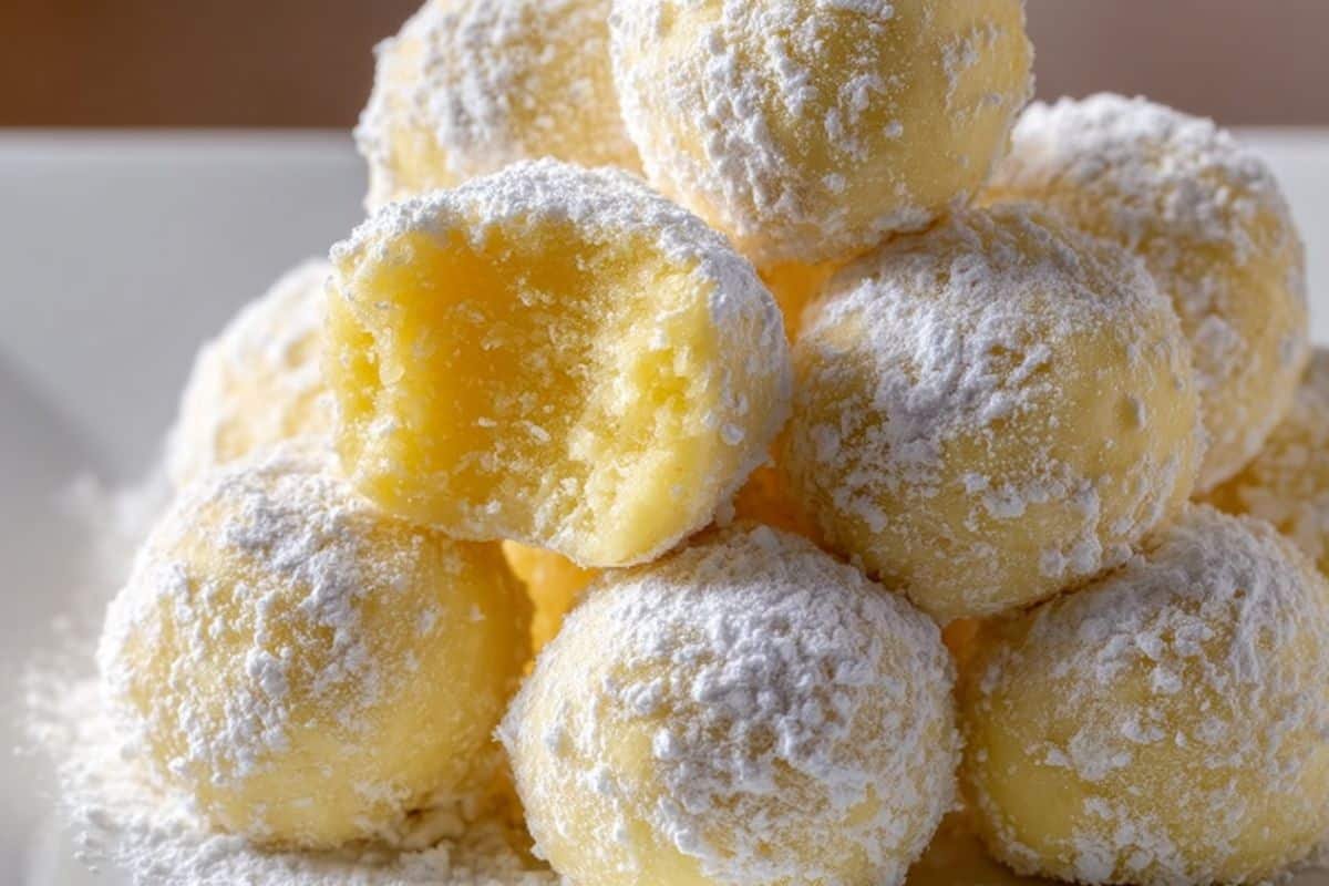 Lemon Ricotta Donut Holes