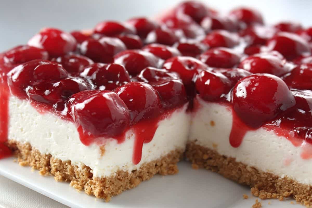 No-Bake Cherry Cheesecake