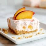 No-Bake Peach Cheesecake Bars 5 _No-Bake Peach Cheesecake Bars recipe