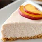 No-Bake Peach Cheesecake recipe