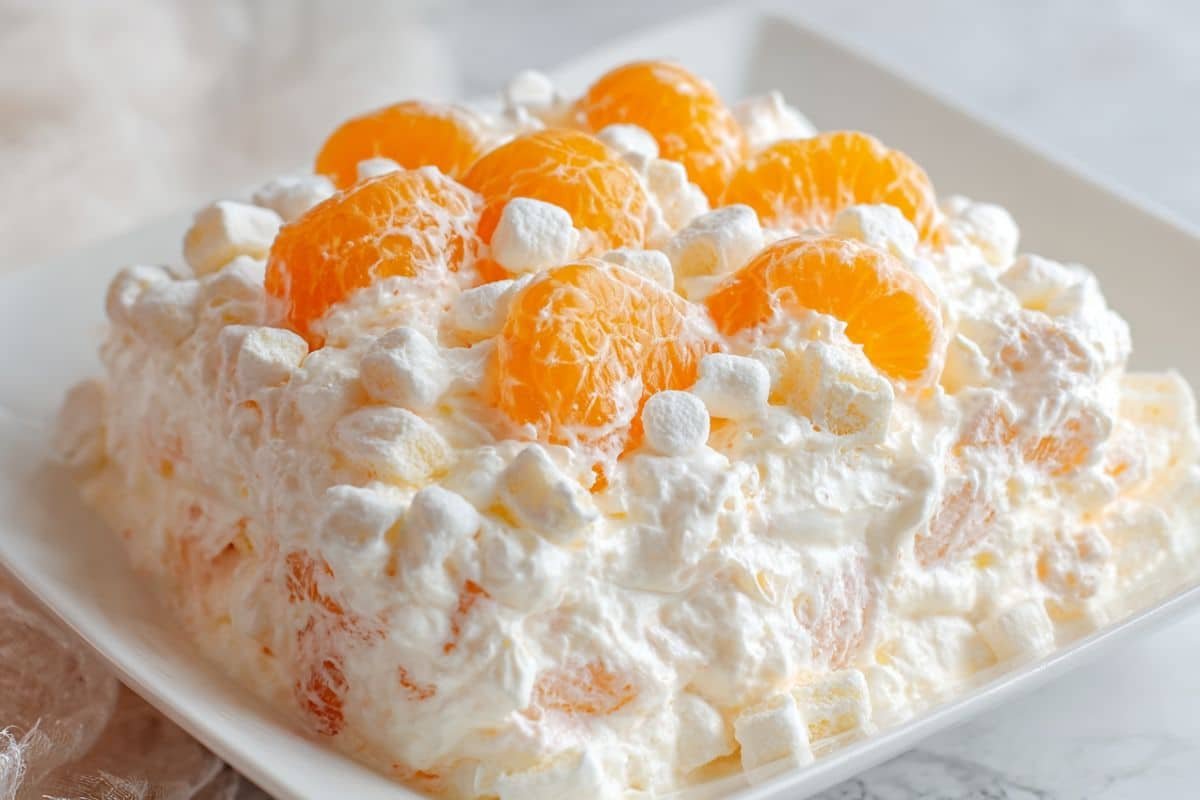Orange Cottage Cheese Jello Salad