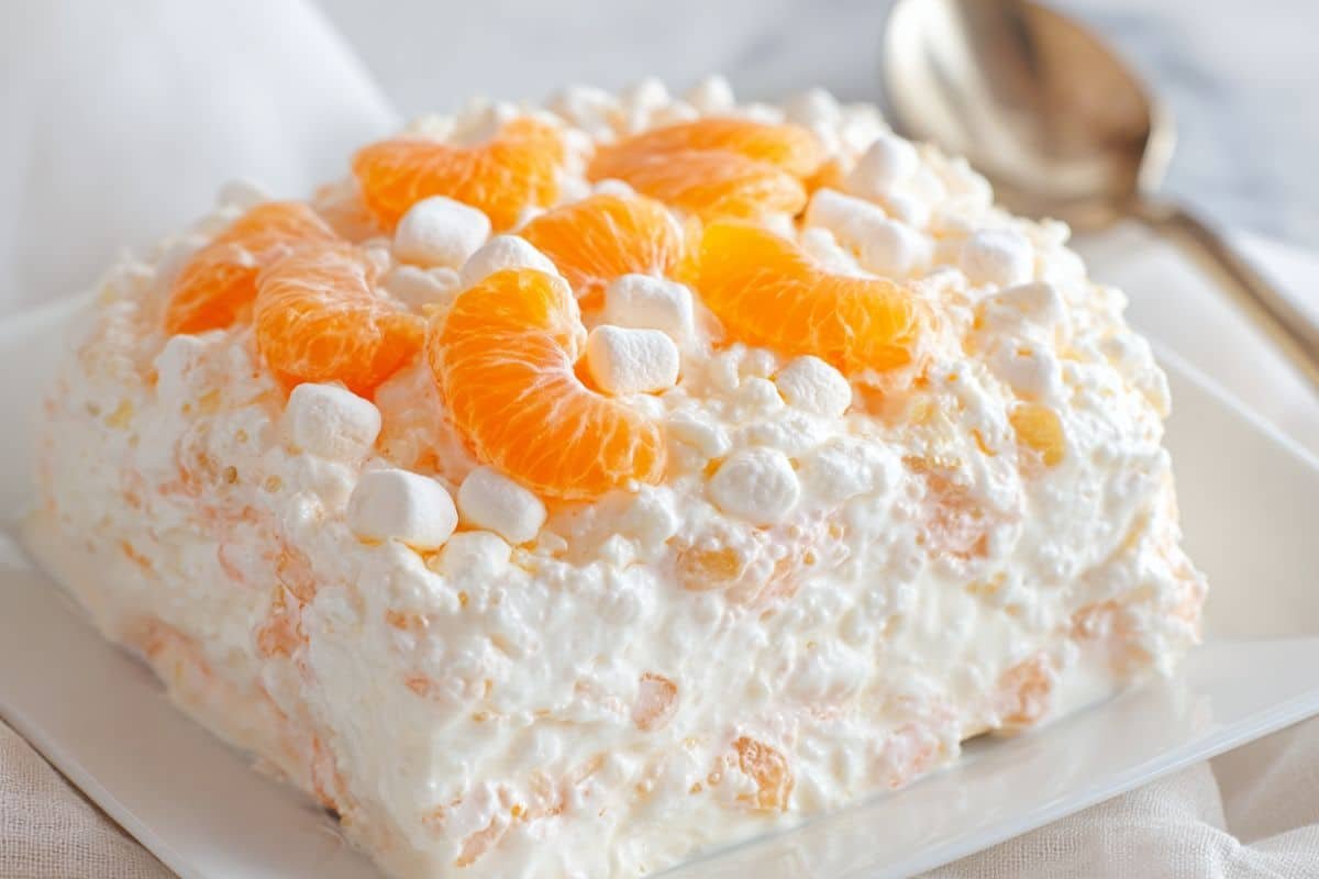 Orange Cottage Cheese Jello Salad
