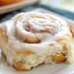 Peach Cinnamon Rolls recipe