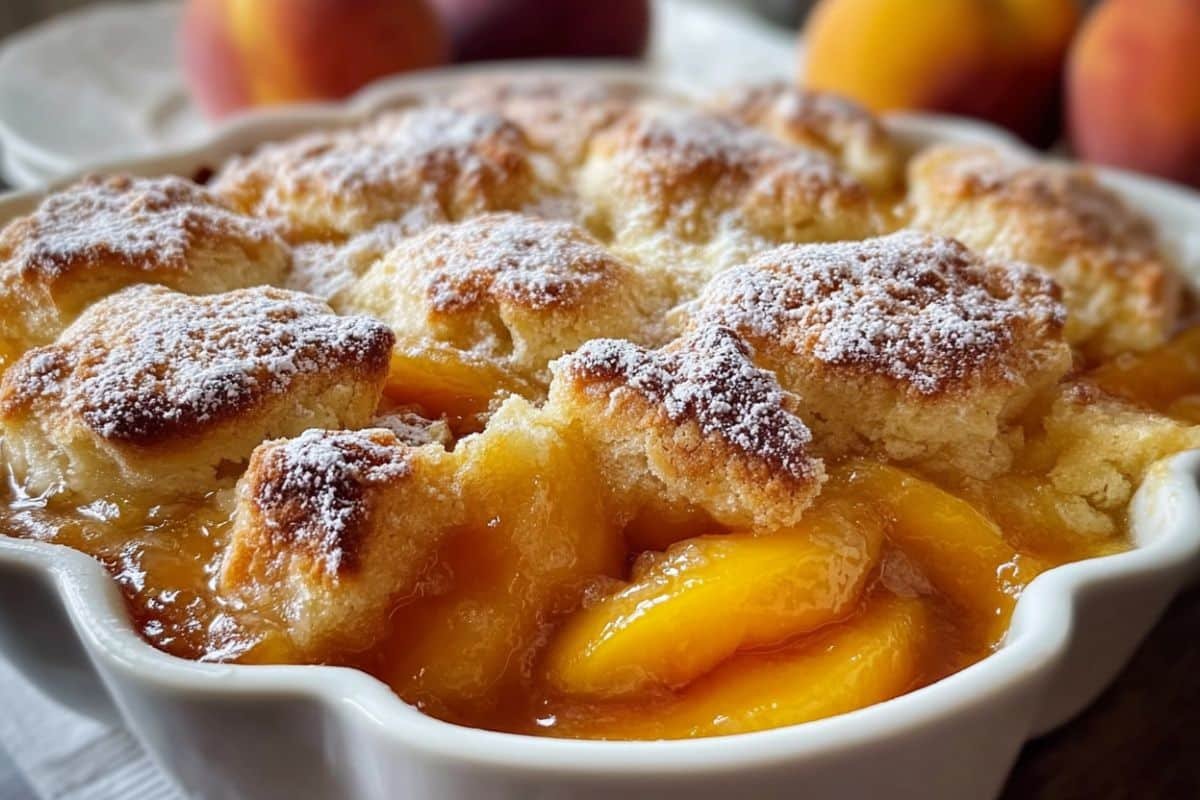 Peach Cobbler Pound Cake – A Heavenly Twist on Two Southern Classics