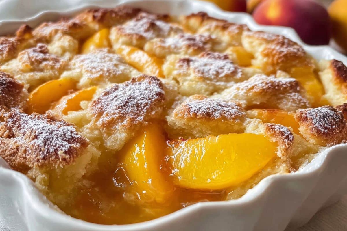 Peach Cobbler Pound Cake