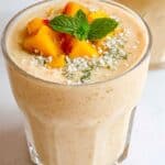 Peach Protein Smoothie without Yogurt 5 Peach protein smoothie without yogurt recipe