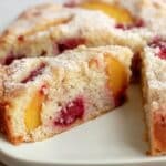 Raspberry Peach Cake 5 Raspberry Peach Cake recipe